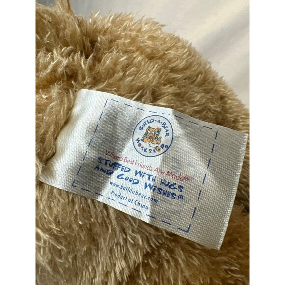 Build-A-Bear Workshop Brown Teddy Bear Plush Stuffed Animal Toy 14" Soft - Picture 6 of 6
